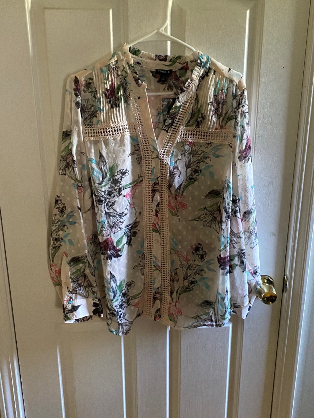 Beautiful flowered blouse